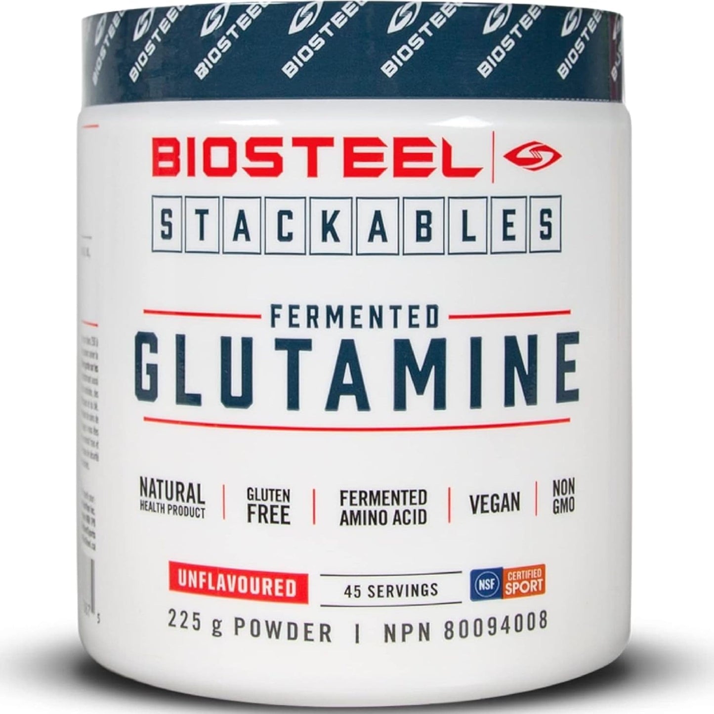 Unflavoured 225g | Biosteel Stackables Fermented Glutamine Powder