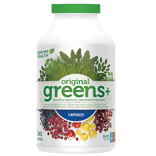 240 Capsules | Genuine Health Original Greens Plus