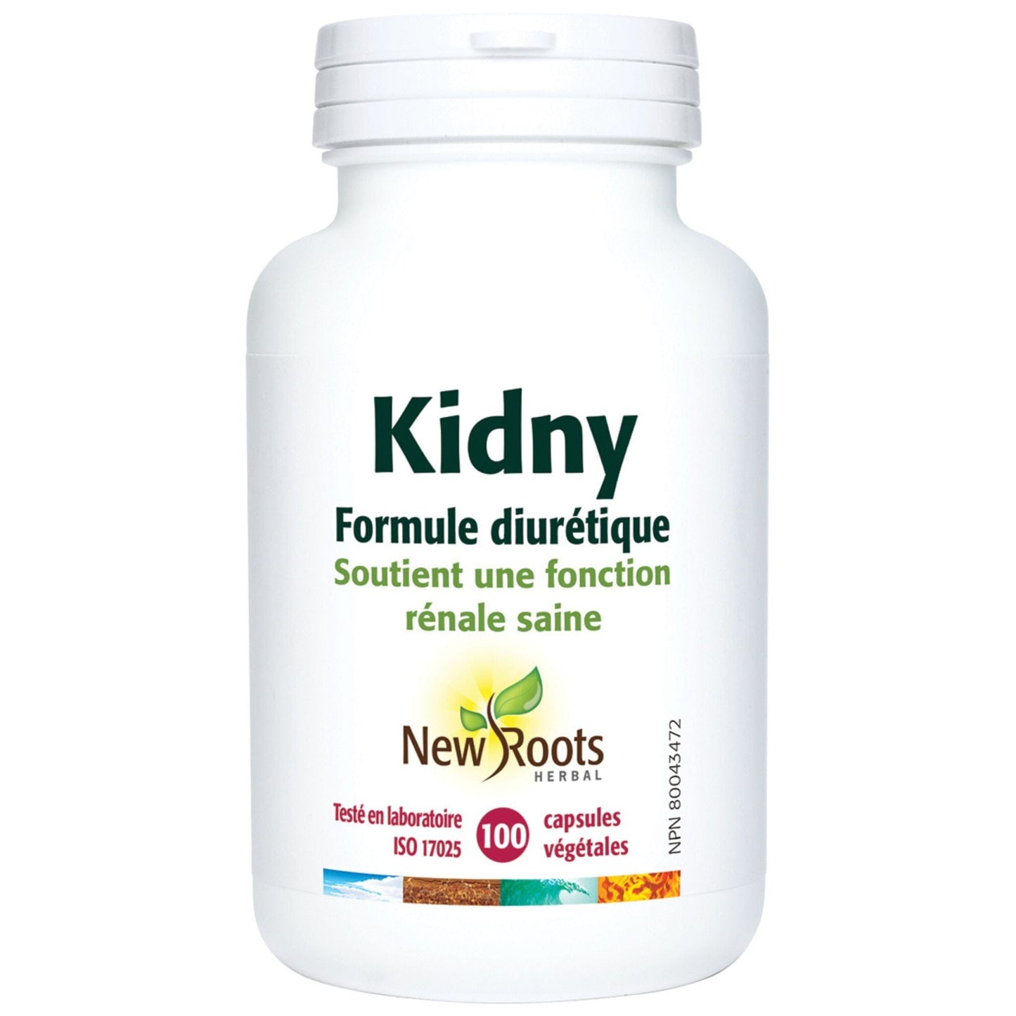 100 Vegetable Capsules | New Roots Kidney bottle french