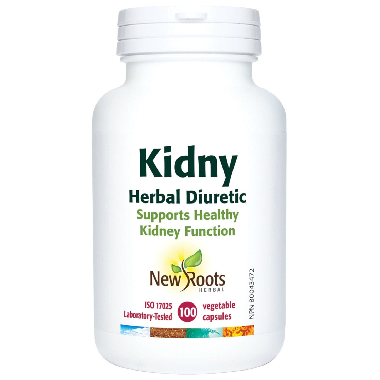 100 Vegetable Capsules | New Roots Kidney bottle