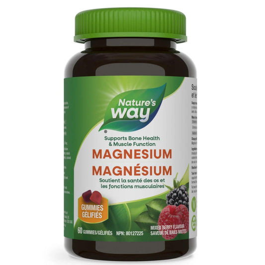 60 Gummies Mixed Berry | Nature's Way Mangesium