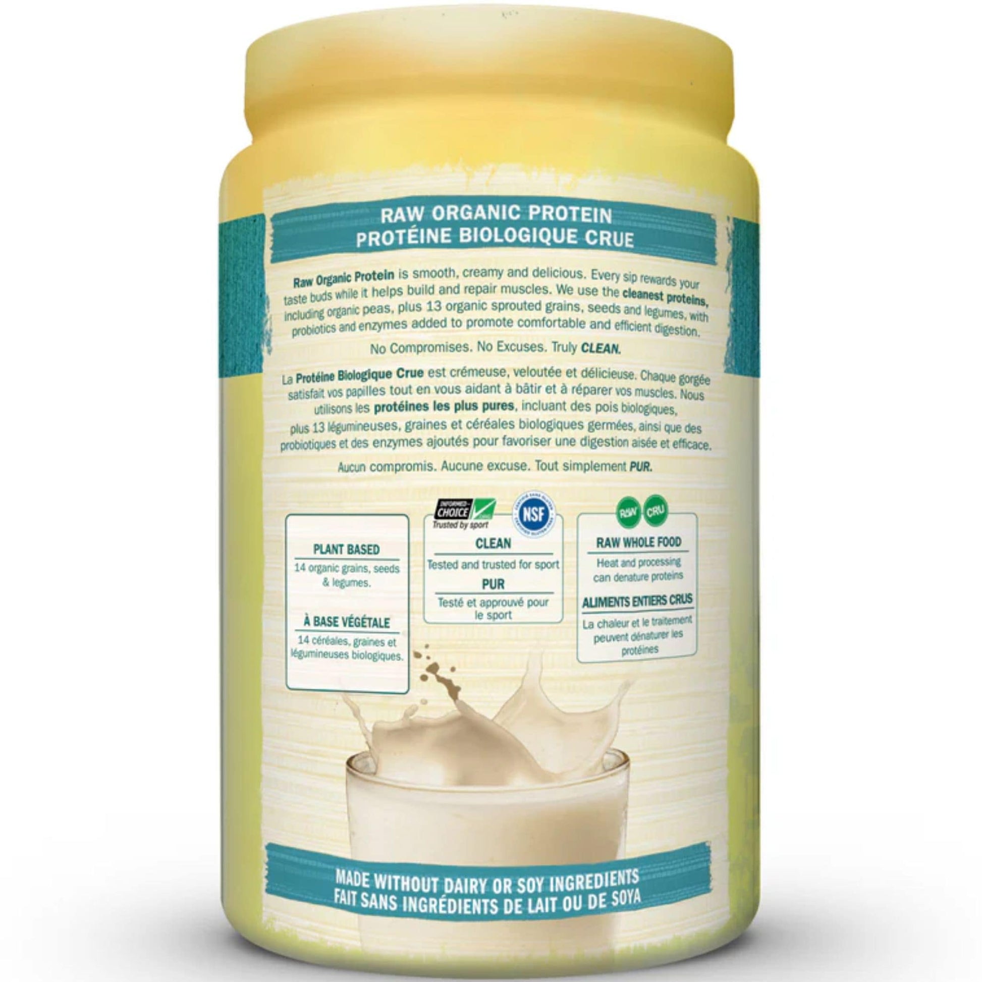 Unflavoured, 568g | Garden of Life Raw Organic Protein Powder