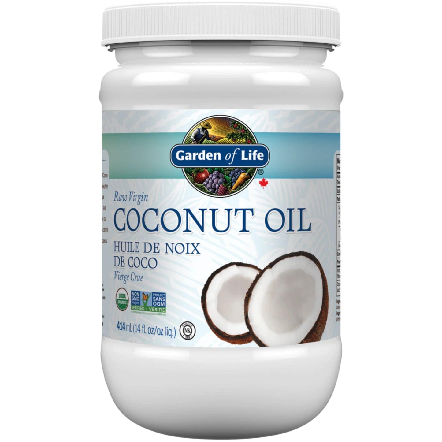 Unflavoured, 414mL | Garden of Life Raw Virgin Coconut Oil