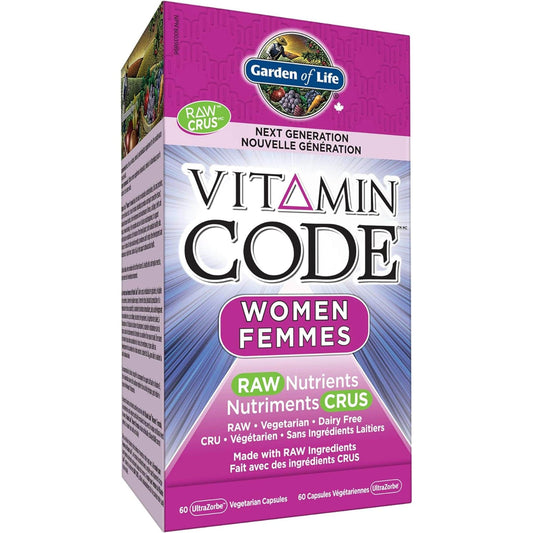 60 Vegetarian Capsules | Garden of Life Vitamin Code for Women