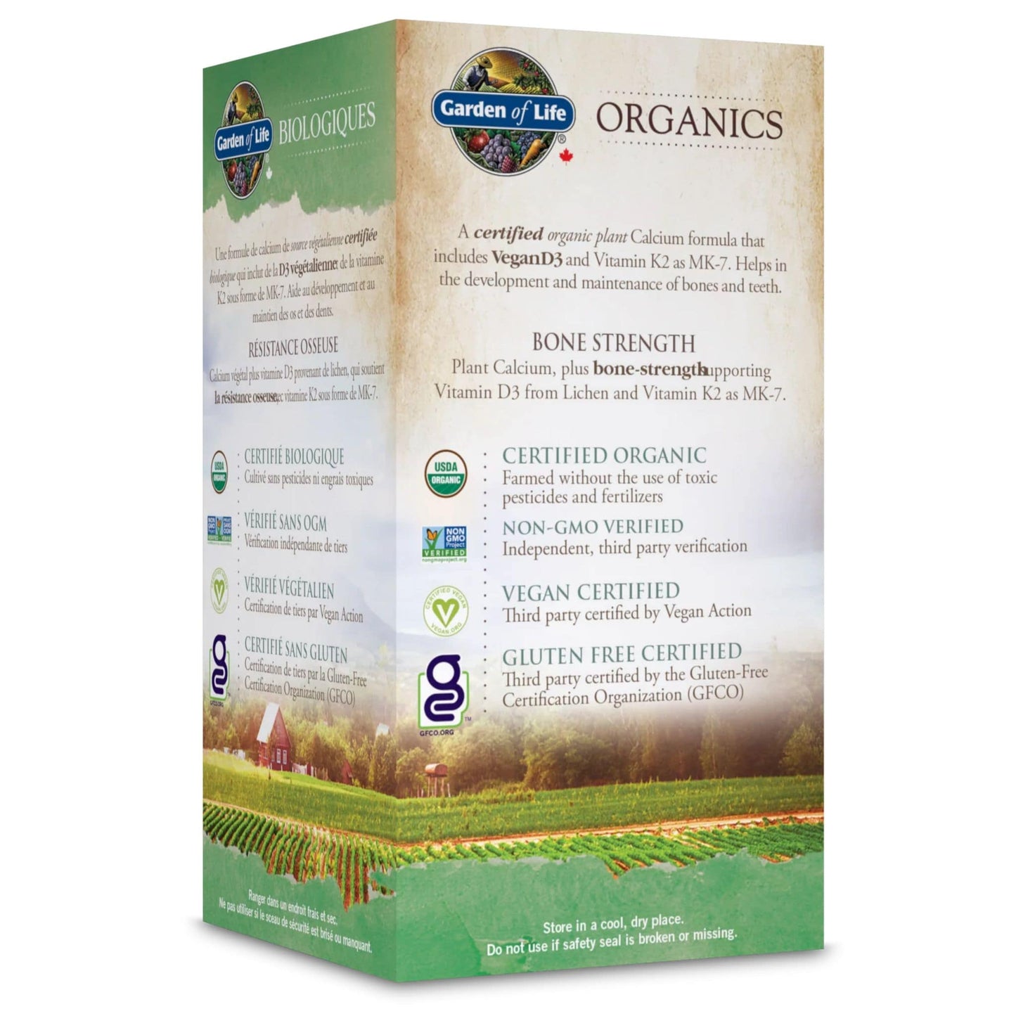 Garden of Life Organics Organic Plant Calcium, 90 Vegan Tablets