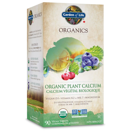 Garden of Life Organics Organic Plant Calcium, 90 Vegan Tablets