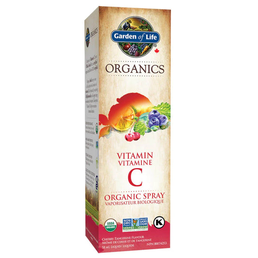 Cherry Tangerine | Garden of Life MyKind Organics Vitamin C Organic Spray // Cherry Tangerine Flavour