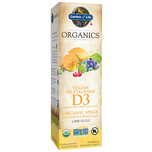 Garden of Life Organics Vegan D3 Organic Spray