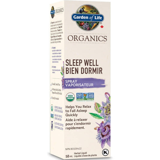 58mL | Garden of Life Organics Sleep Well Spray