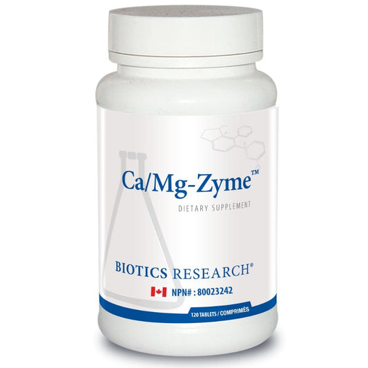 120 Tablets | Biotics Research Ca/Mg-Zyme