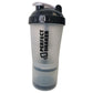 Clear/Black | PerfectShaker Plus Shaker Cup with Storage Compartment