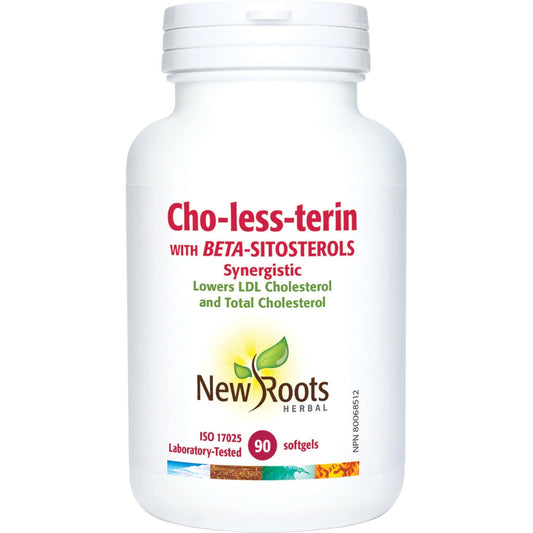 90 Softgels | New Roots Herbal Cho-Less-Terin With Beta-Sitosterols Synergistic