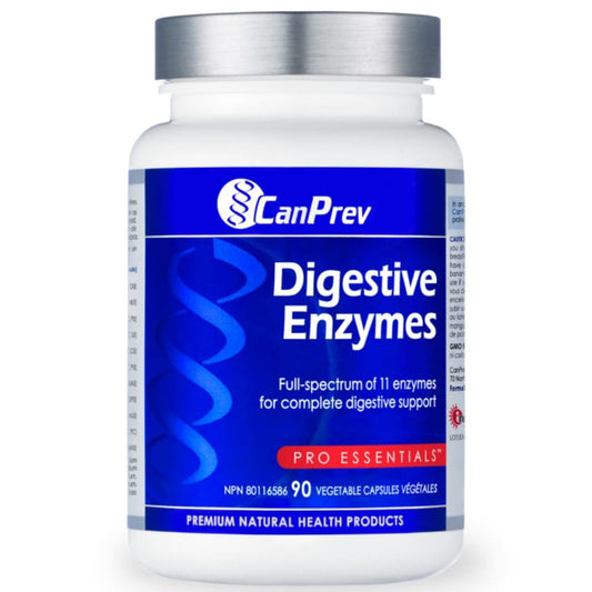 90 Vegetable Capsules | CanPrev Digestive Enzymes