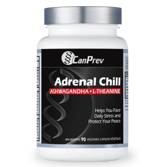 90 Vegetable Capsules | CanPrev Adrenal Chill