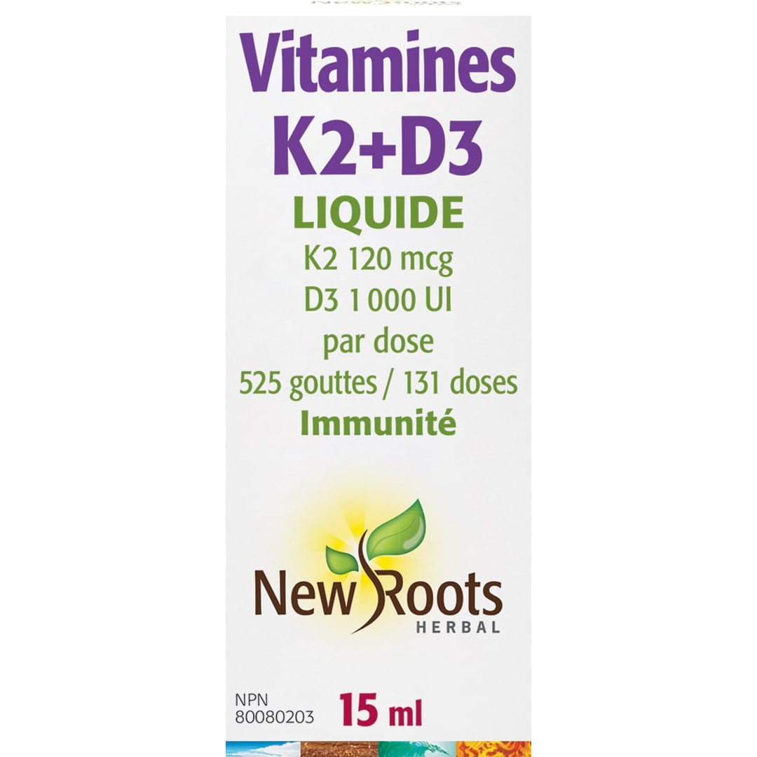 15ml | New Roots Vitamin K2 and D3 Liquid // unflavoured