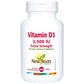 360 Softgels | New Roots Vitamin D3 2500 IU Extra Strength bottle // unflavoured