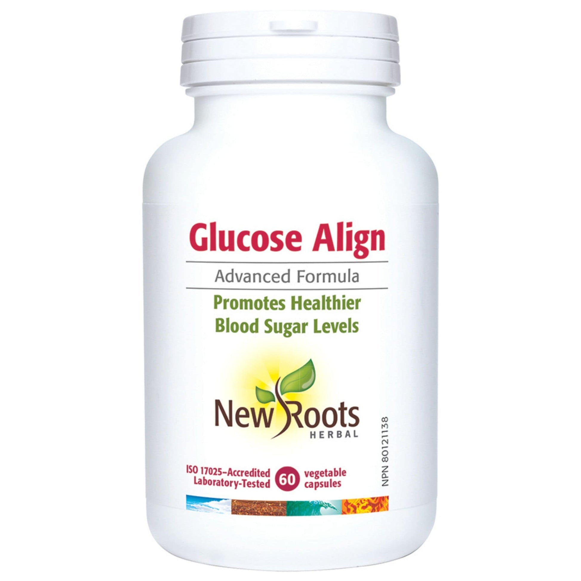 60 Vegetable Capsules | New Roots Herbal Glucose Align