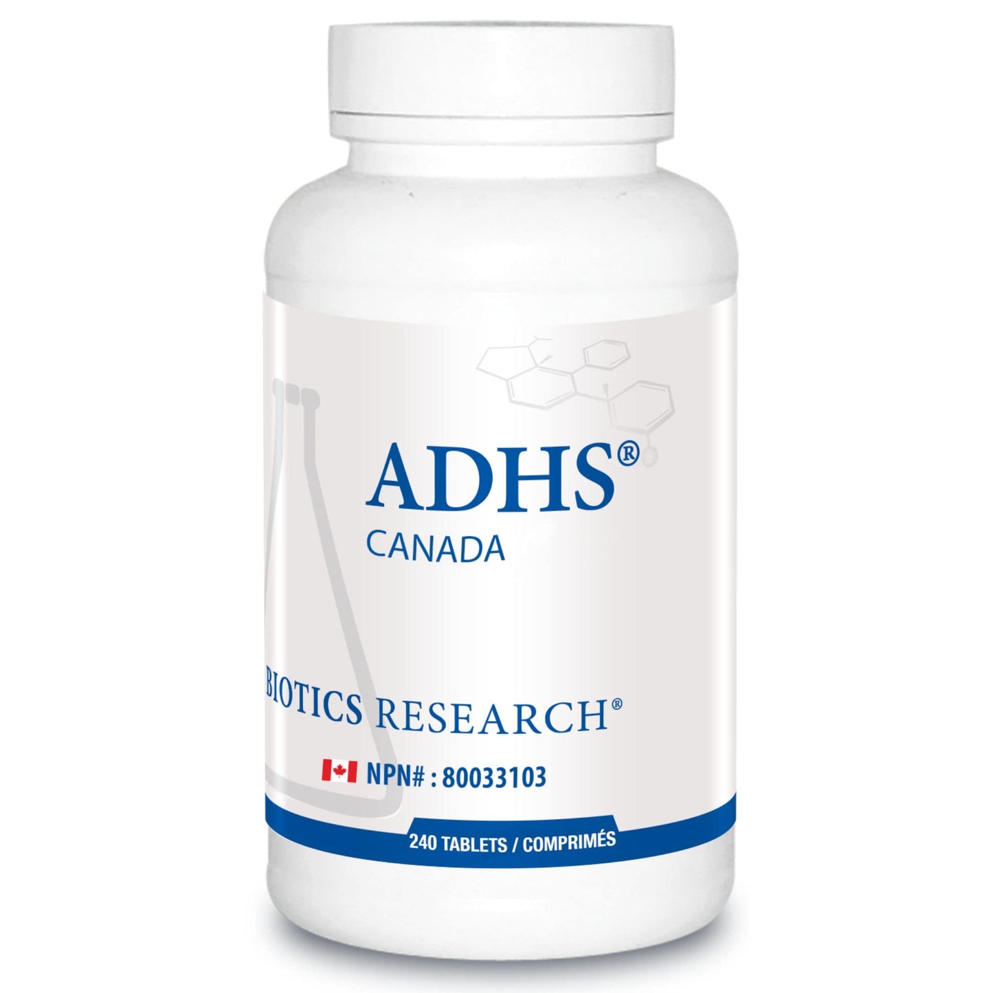 240 Tablets | Biotics Research ADHS