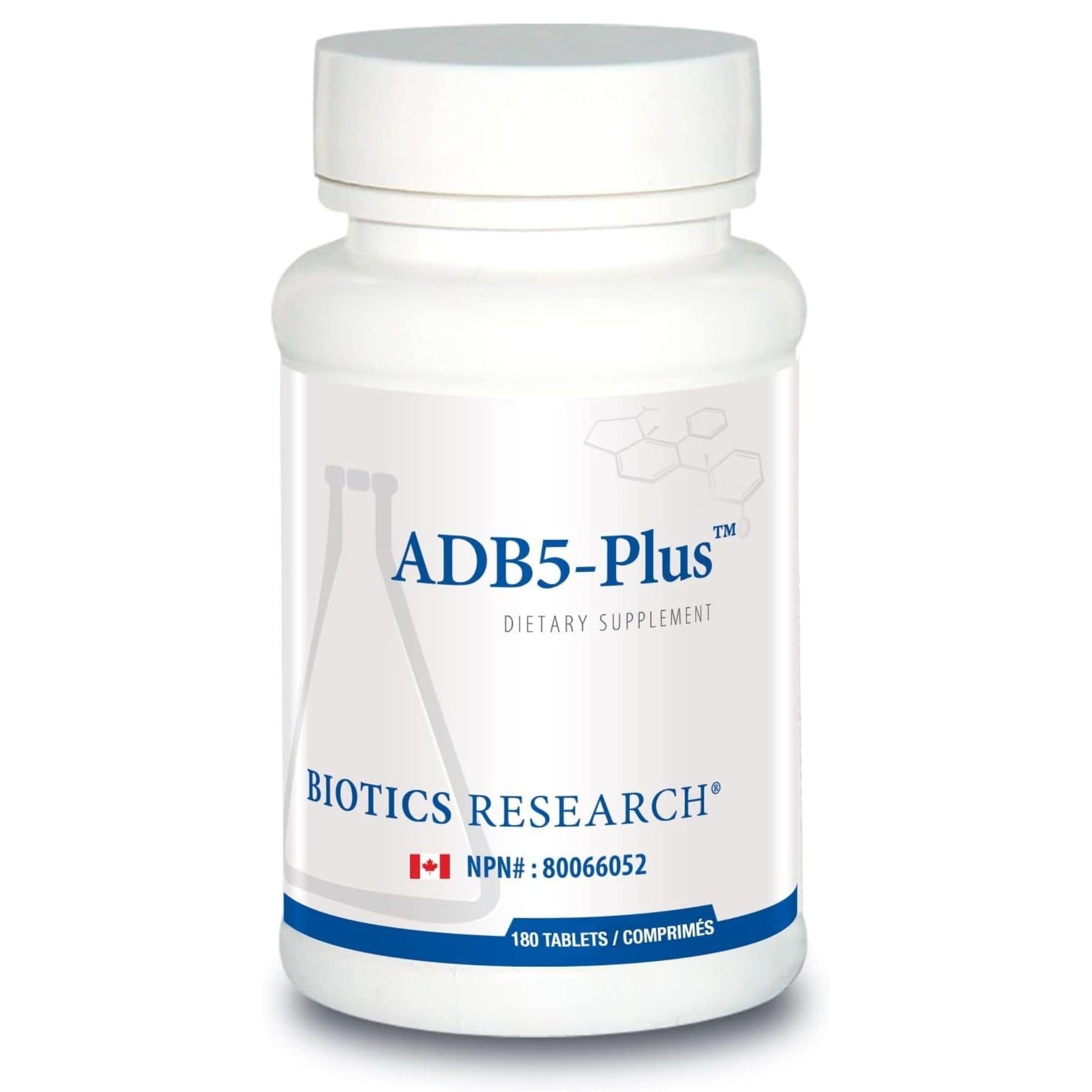 180 Tablets | Biotics Research ADB5-Plus Canada