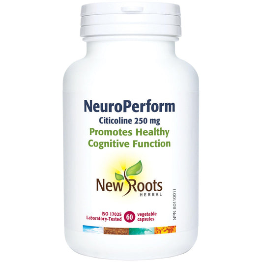 60 Vegetable Capsules | New Roots NeuroPerform