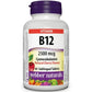 Natural Cherry 60 Sublingual Tablets | Webber Naturals Vitamin B12 2500mcg Cyanocobalamin  // natural cherry flavour