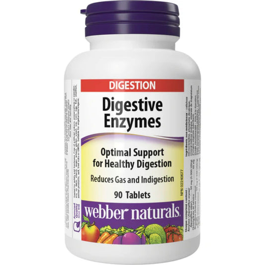 90 Tablets | Webber Naturals Digestive Enzymes