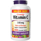 300 Chewable Tablets | Webber Naturals Vitamin C 500mg Chewable // natural orange flavour