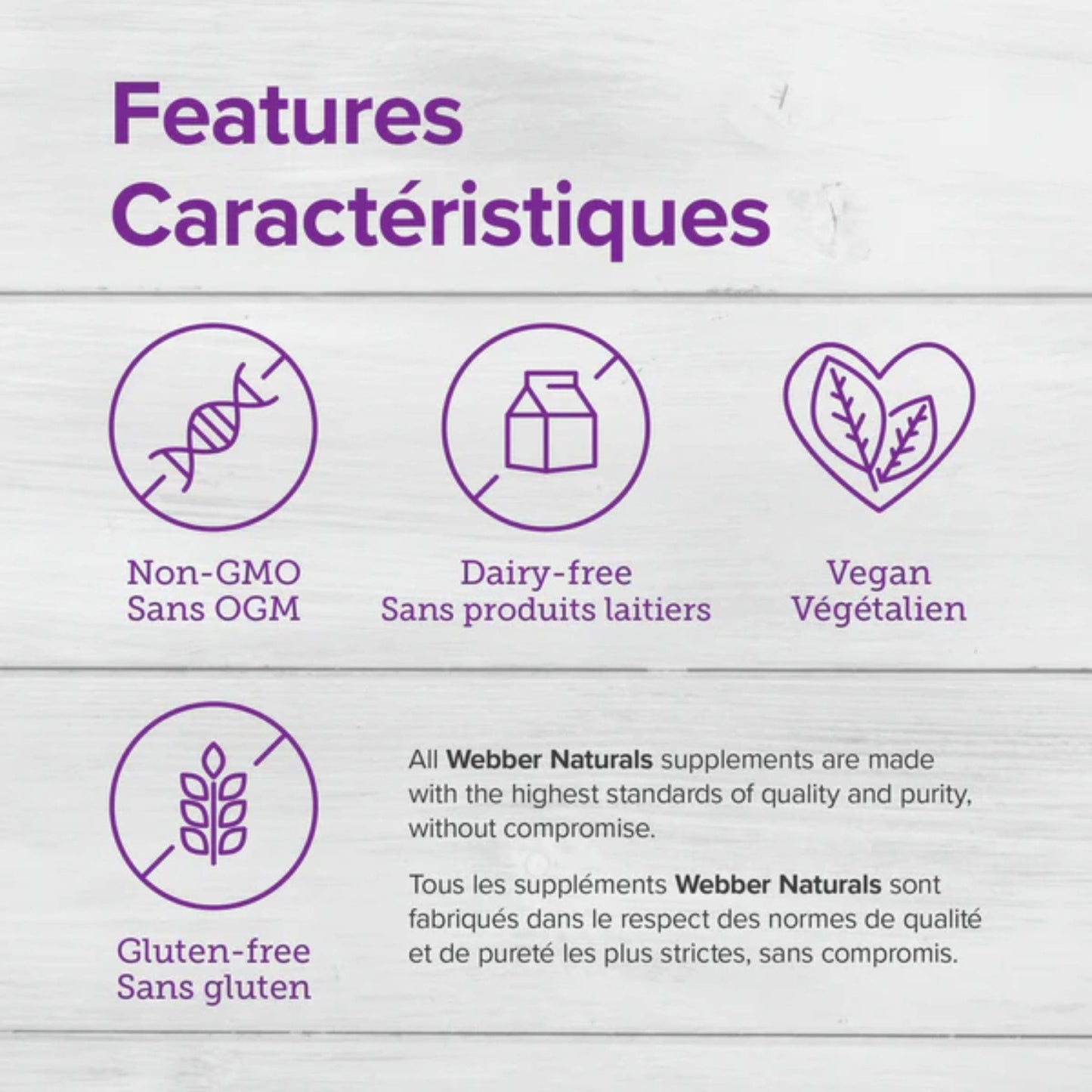 60 Vegetarian Capsules | Webber Naturals Biotin 5000mcg // Infographic