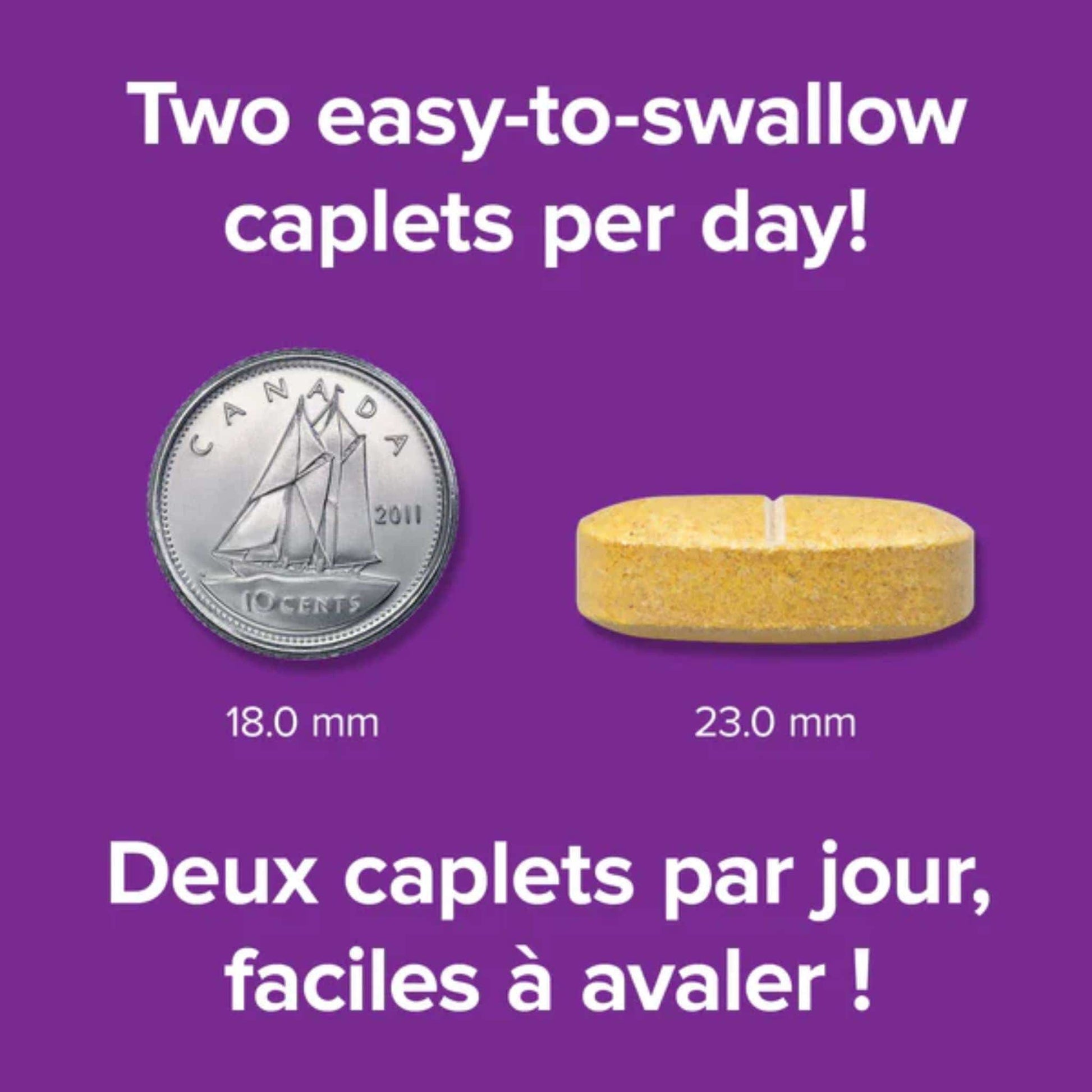 120 Easy-Swallow Caplets | Webber Naturals Joint Ease with InflamEase and Glucosamine // Infographic