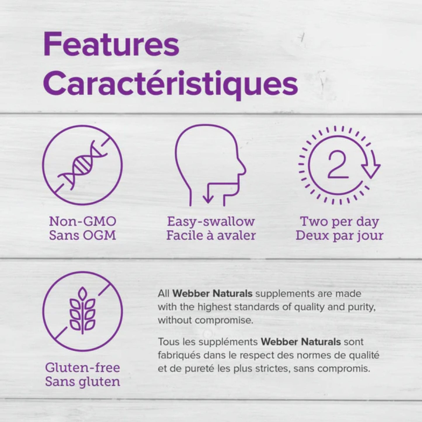 120 Easy-Swallow Caplets | Webber Naturals Joint Ease with InflamEase and Glucosamine // Infographic