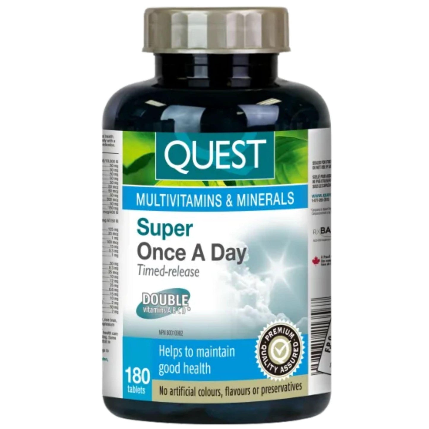 180 Delayed Release Tablets | Quest Super Once A Day Multivitamin