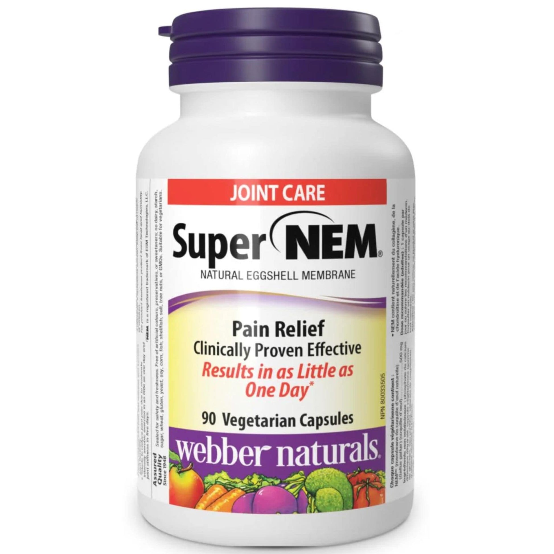 90 Vegetable Capsules | Webber Naturals Super NEM