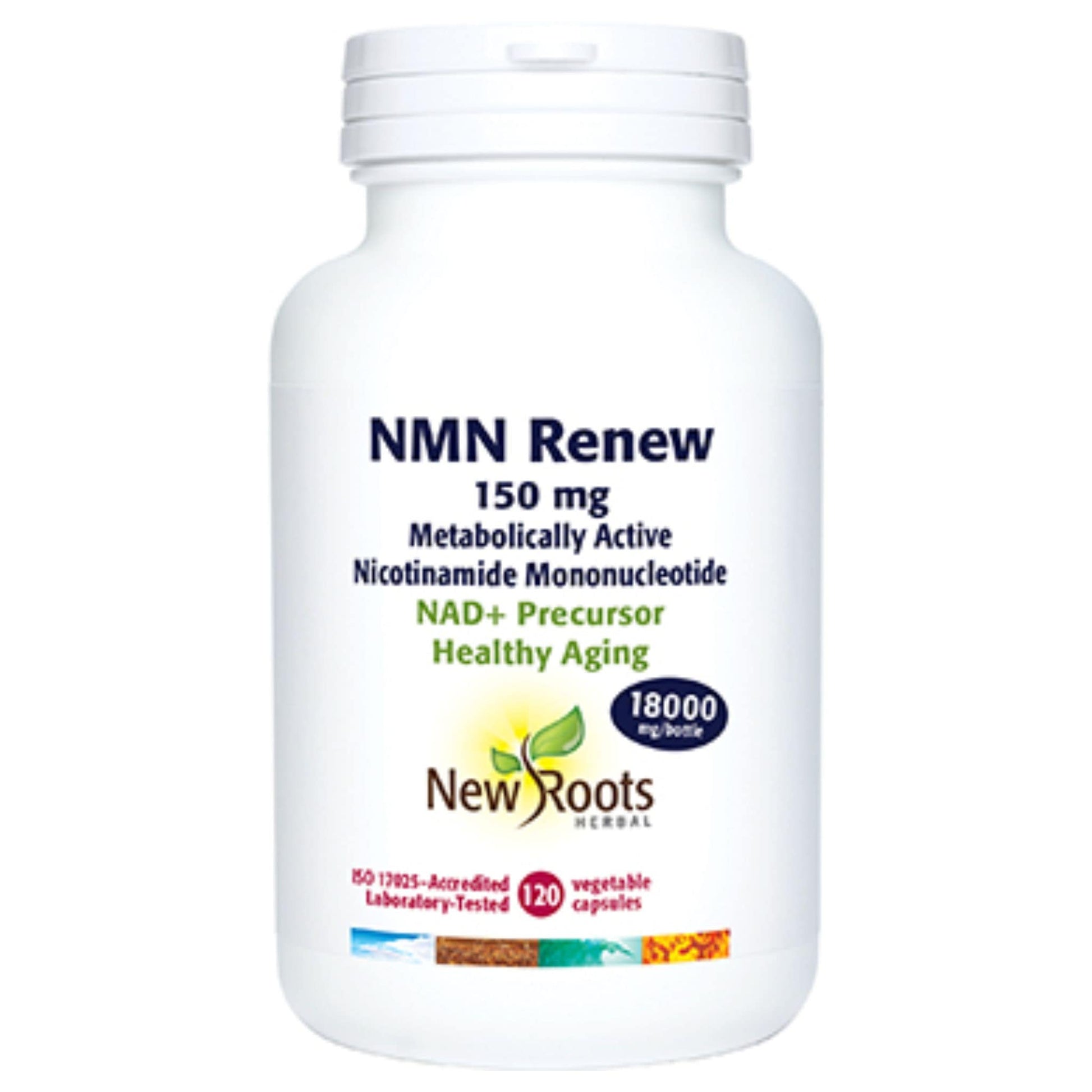 120 Vegetable Capsules | New Roots Herbal NMN Renew