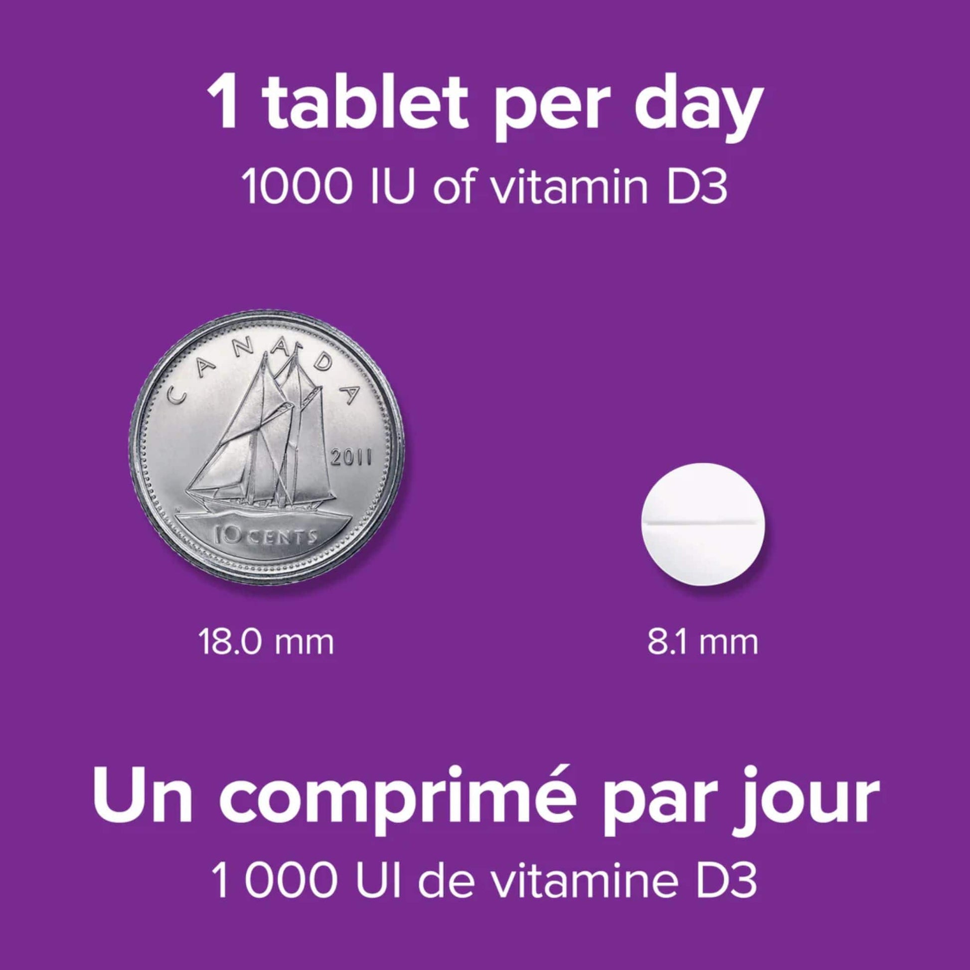 500 Tablets | Webber Naturals The Sunshine Vitamin D3 1000 IU // Infographic