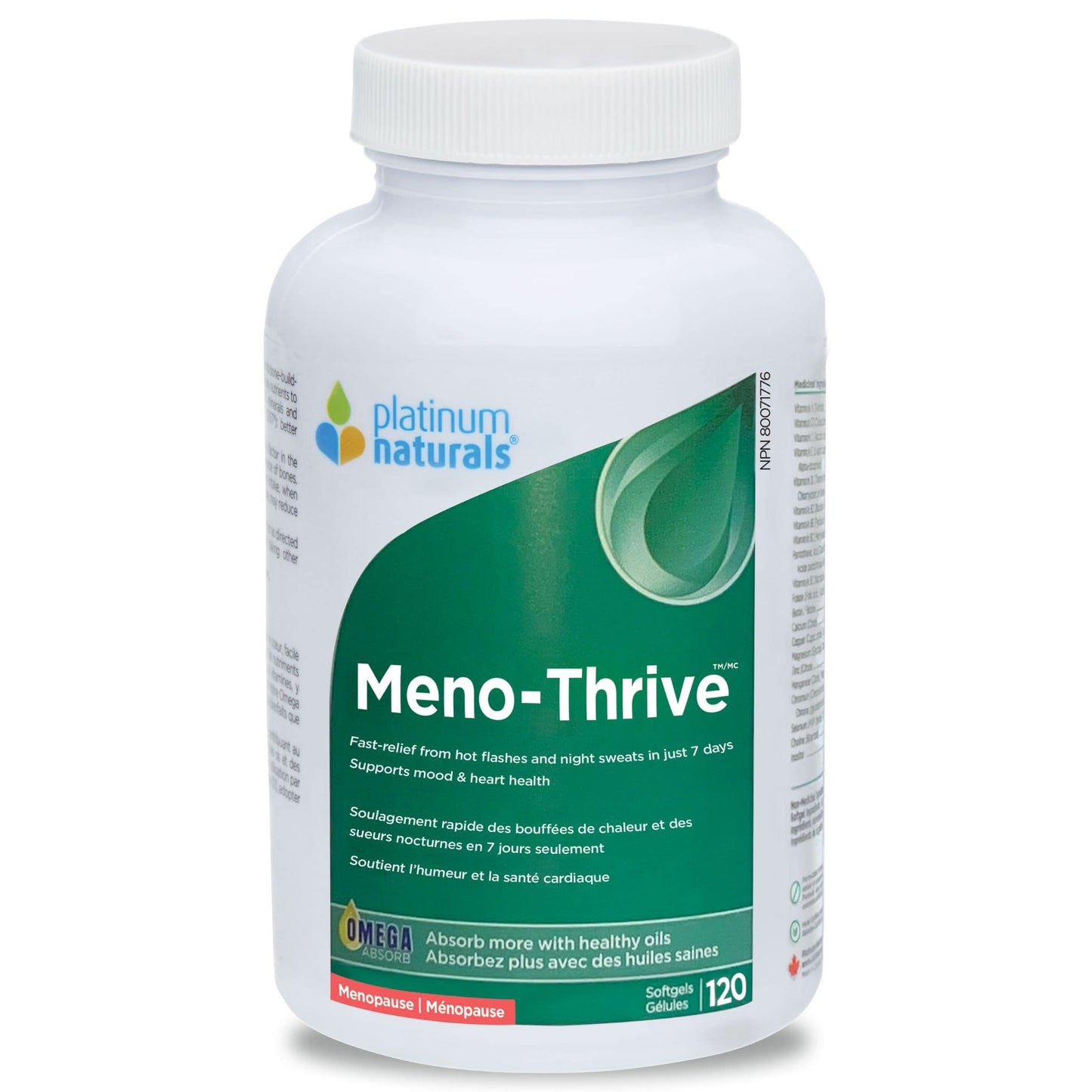 120 Softgels | Platinum Naturals Meno-Thrive