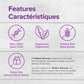 Natural Orange 200 Chewable Tablets | Webber Naturals Chewable Vitamin C+D3 500mg/500IU // infographic