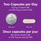 120 Capsules | Webber Naturals B6 + B12 50mg/125mcg with Folic Acid // infographic