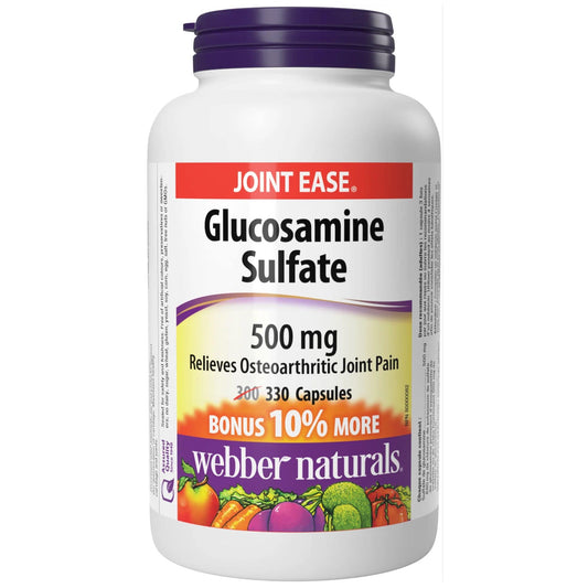 330 Capsules | Webber Naturals Glucosamine Sulfate