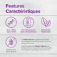 40 Vegetarian Capsules | Webber Naturals Probiotic 10 Billion, 5 Probiotic Strains // Infographic