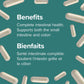 40 Vegetarian Capsules | Webber Naturals Probiotic 10 Billion, 5 Probiotic Strains // Infographic