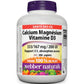 200 Caplets | Webber Naturals Calcium Magnesium Vitamin D3 333/167mg/200IU // French Bottle