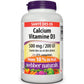 275 Tablets | Webber Naturals Calcium Vitamin D3 500mg/200IU  // French Bottle