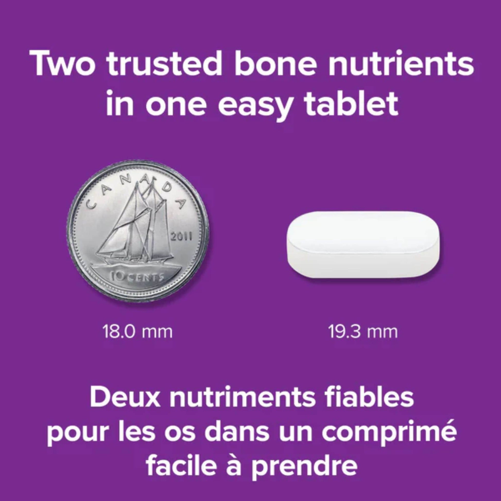 275 Tablets | Webber Naturals Calcium Vitamin D3 500mg/200IU  // Infographic