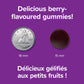 Delicious Berry 60 Gummies | Webber Naturals Gummies Zinc 15mg // Size Comparison