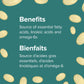 180 Softgels | Webber Naturals Evening Primrose Oil 500mg GLA 50-LA 325 // Infographic