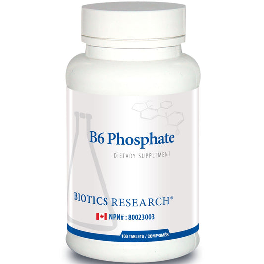 100 Tablets | Biotics Research B6 Phosphate