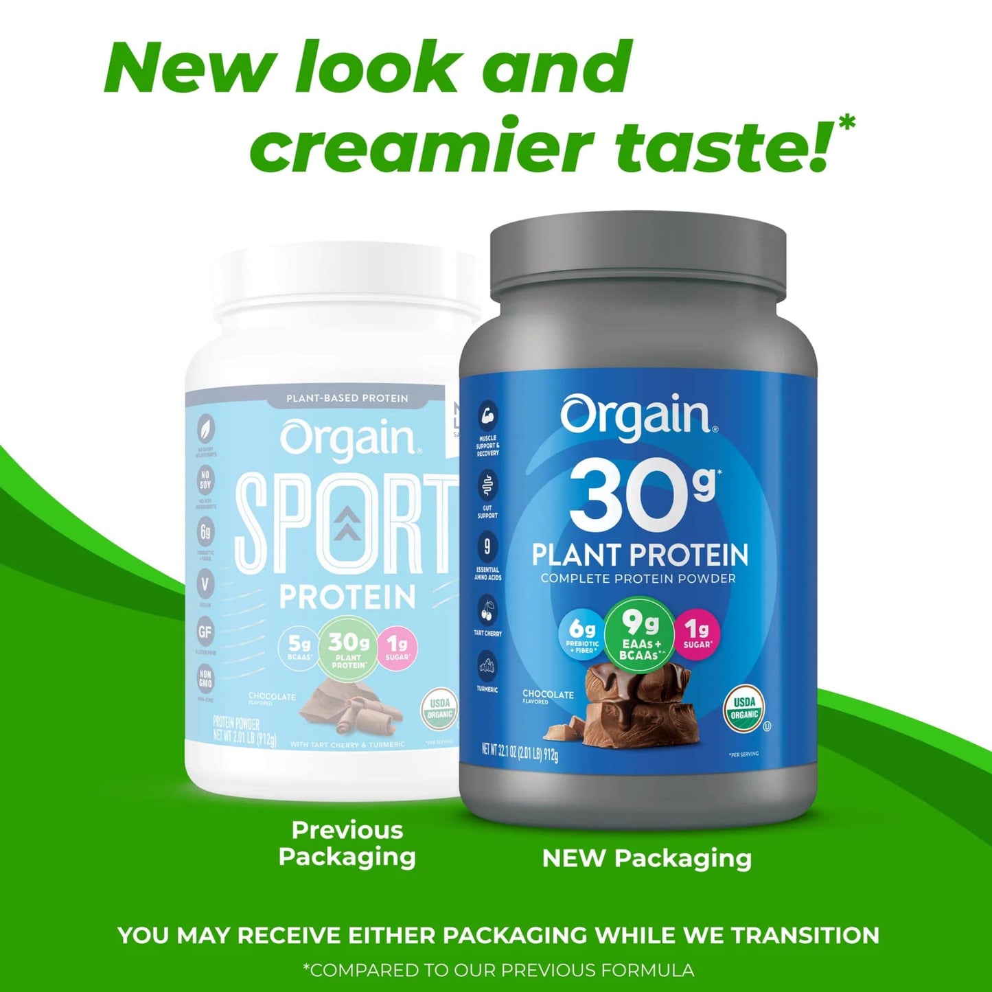 912g Chocolate | Orgain Sport Protein Powder