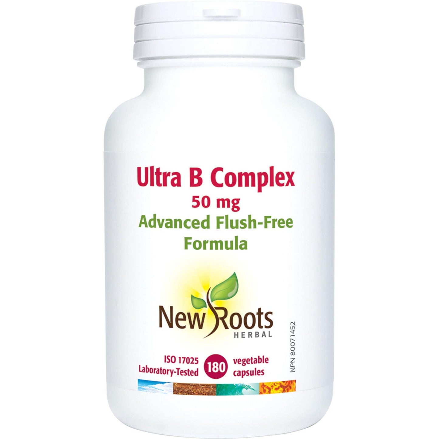 180 Vegetable Capsules | New Roots Herbal Ultra B Complex 50 Mg