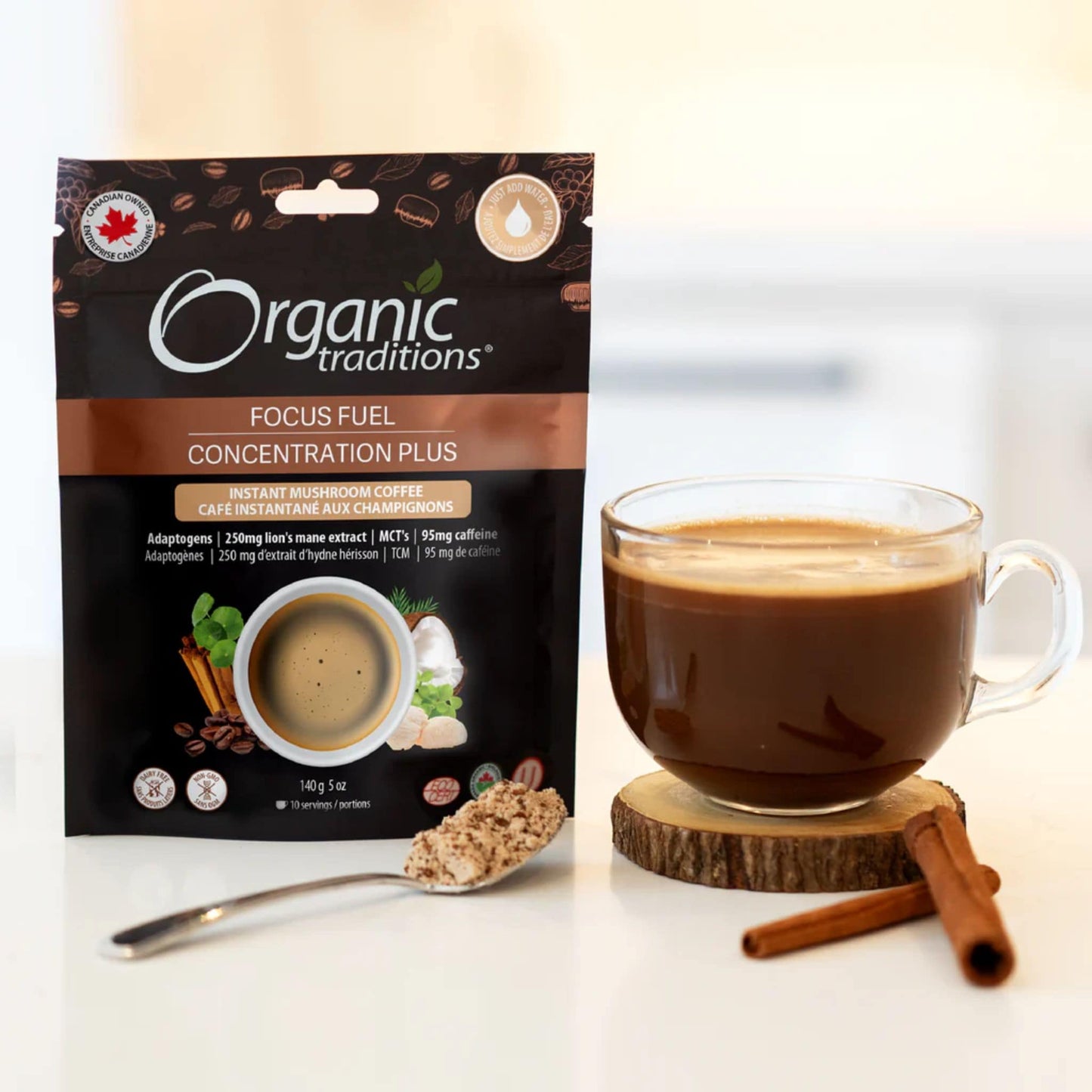 140 g | Organic Traditionals Focus Fuel // coffee flavour