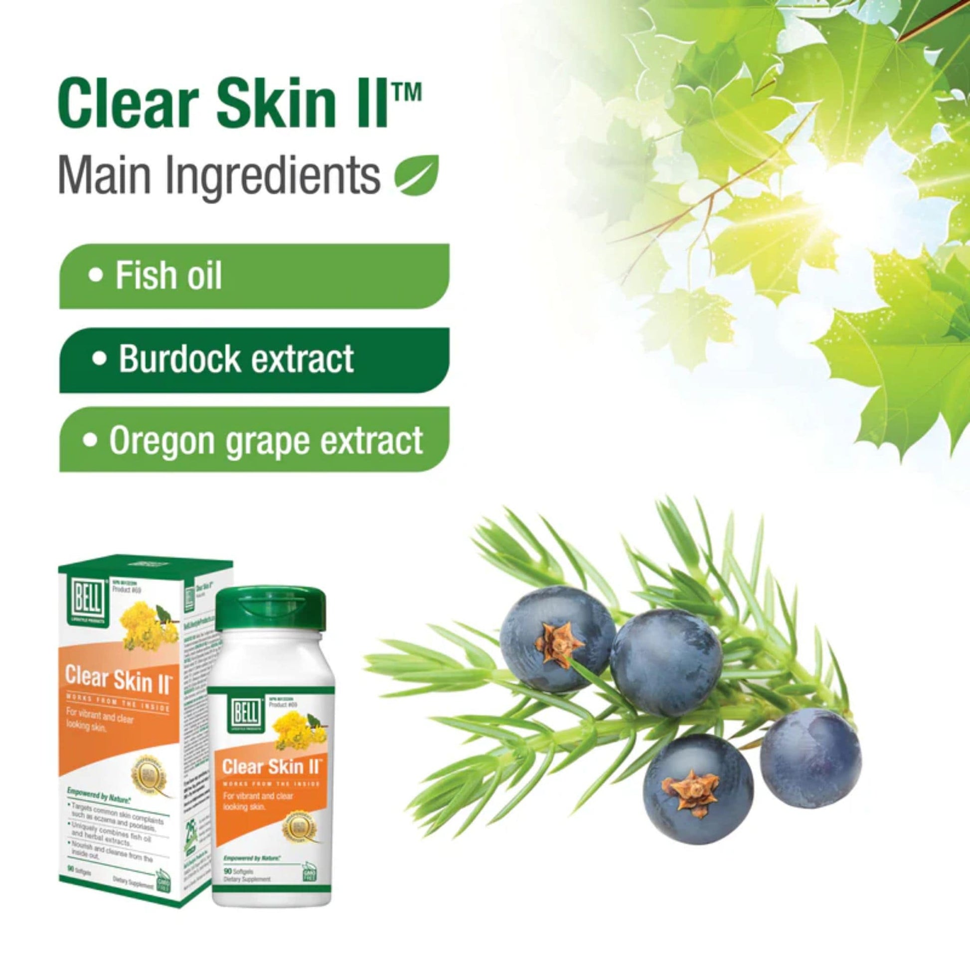 90 Softgels | Bell #69 Clear Skin II